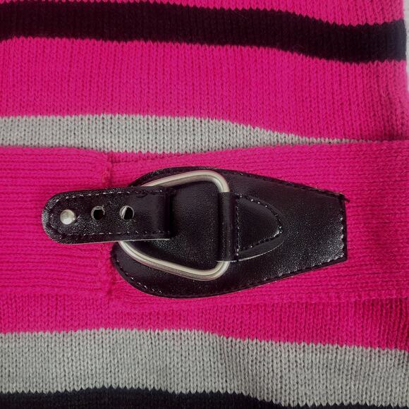 Pink Angel Baby Girl S/S Pink/Gray/Black Sweater Dress Size 24‎ Months NWT - Picture 2 of 6